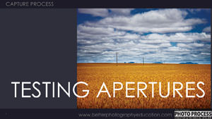 PP - Capture - Which Aperture Is Your Sharpest?